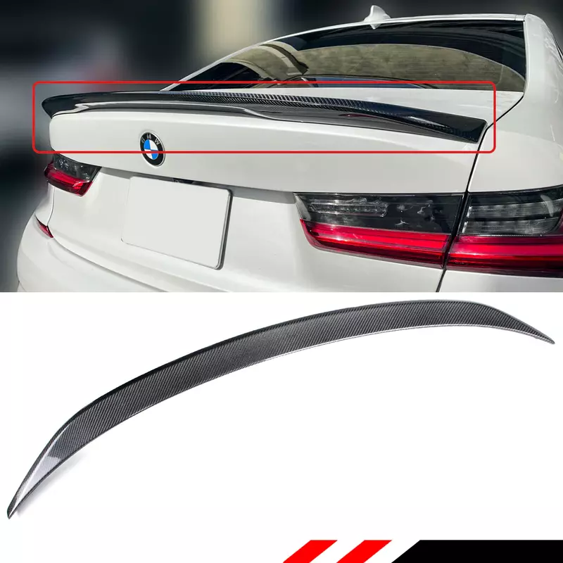 BMW G80 M3 & G20 3 Series M Performance Style Carbon Fiber Rear Spoiler (2020+) BMW G80 M3 & G20 3 Series M Performance Style Carbon Fiber Rear Spoiler (2020+)