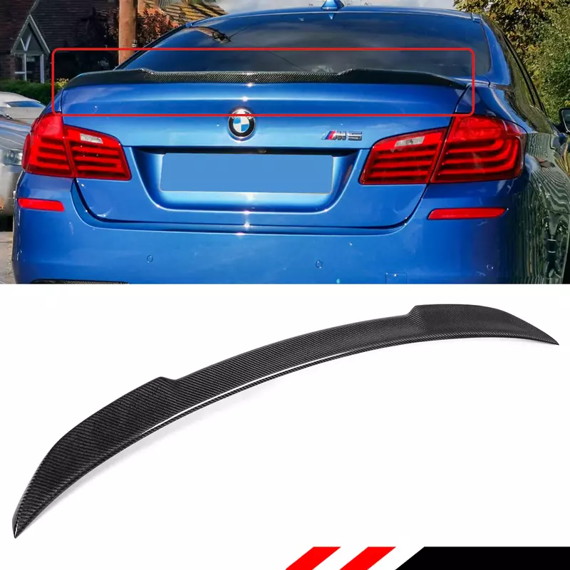 BMW F10/F11 5 Series Trunk Spoiler – Carbon Fiber BMW F10/F11 5 Series Trunk Spoiler – Carbon Fiber