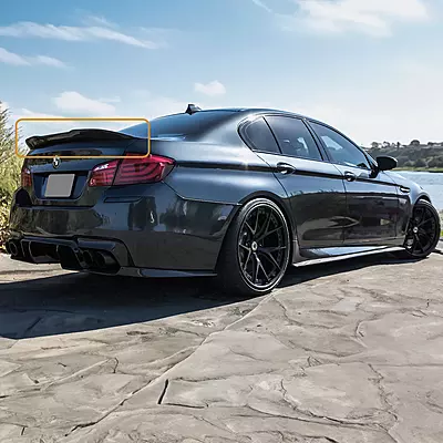 BMW F10/F11 5 Series Carbon Fiber Trunk Spoiler (2011–2016) BMW F10/F11 5 Series Carbon Fiber Trunk Spoiler (2011–2016)