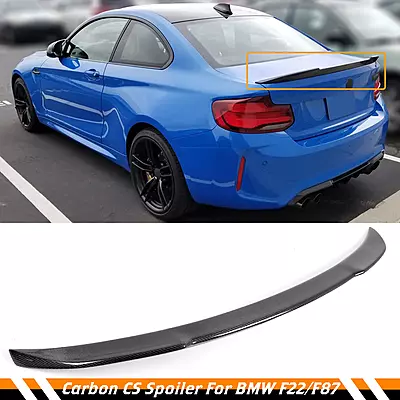 BMW F22 2 Series Carbon CS Style Rear Spoiler (2014–2021) BMW F22 2 Series Carbon CS Style Rear Spoiler (2014–2021)