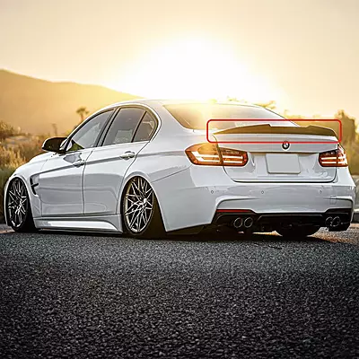 BMW 3 Series Carbon Fiber Trunk Spoiler (2012–2018) BMW 3 Series Carbon Fiber Trunk Spoiler (2012–2018)