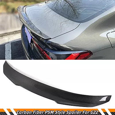 BMW G22 G82 Carbon Fiber PSM Style Trunk Spoiler (2021–2023) BMW G22 G82 Carbon Fiber PSM Style Trunk Spoiler (2021–2023)