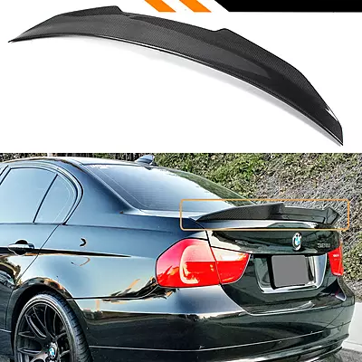 Carbon Fiber Spoiler for BMW E90 3 Series Sedan (2006–2011) Carbon Fiber Spoiler for BMW E90 3 Series Sedan (2006–2011)