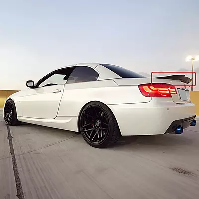 Carbon Fiber Trunk Spoiler for BMW E93 3 Series Convertible Carbon Fiber Trunk Spoiler for BMW E93 3 Series Convertible