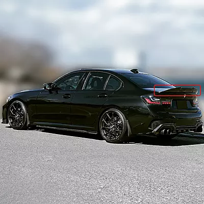 BMW G80 M3 & G20 3 Series Gloss Black PSM Style High Kick Rear Trunk Spoiler BMW G80 M3 & G20 3 Series Gloss Black PSM Style High Kick Rear Trunk Spoiler