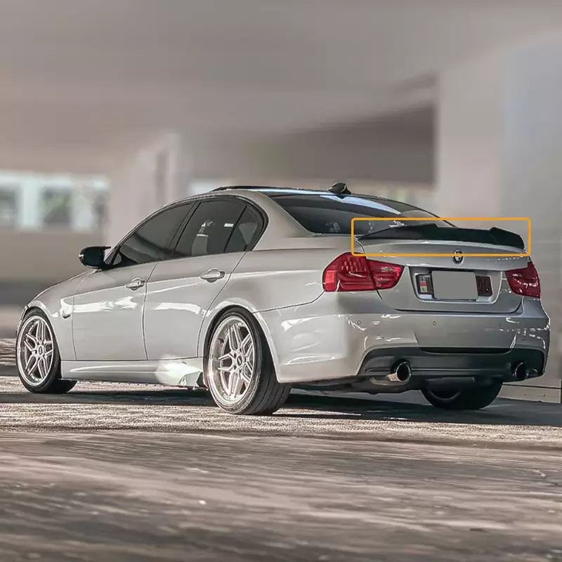 Glossy Black PSM Style Spoiler for BMW E90 3 Series Sedan (2006–2011) Glossy Black PSM Style Spoiler for BMW E90 3 Series Sedan (2006–2011)