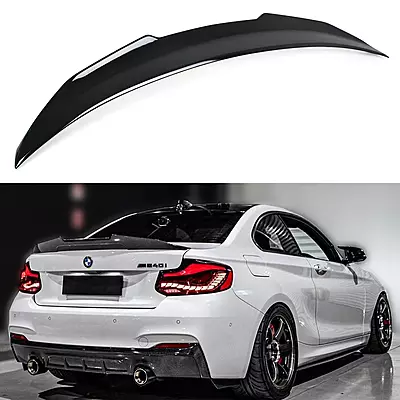 Glossy Black Rear Spoiler for BMW 2 Series F22 (2014–2021) Glossy Black Rear Spoiler for BMW 2 Series F22 (2014–2021)