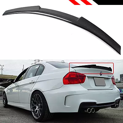 Carbon Fiber Trunk Spoiler for BMW E90 3 Series Sedan (2006–2011) Carbon Fiber Trunk Spoiler for BMW E90 3 Series Sedan (2006–2011)