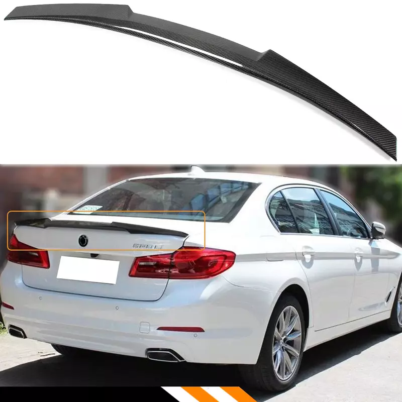 BMW G30 5 Series Carbon Fiber Trunk Spoiler (2017-2021) BMW G30 5 Series Carbon Fiber Trunk Spoiler (2017-2021)