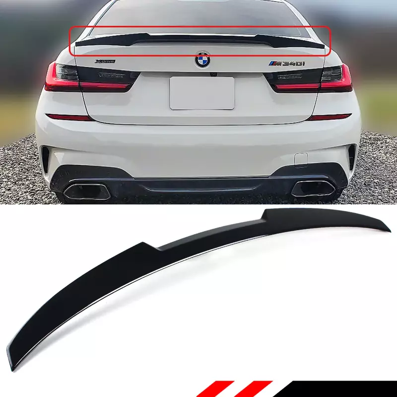 BMW G80 M3 & G20 3 Series M4 Style Gloss Black Rear Spoiler (2020+) BMW G80 M3 & G20 3 Series M4 Style Gloss Black Rear Spoiler (2020+)