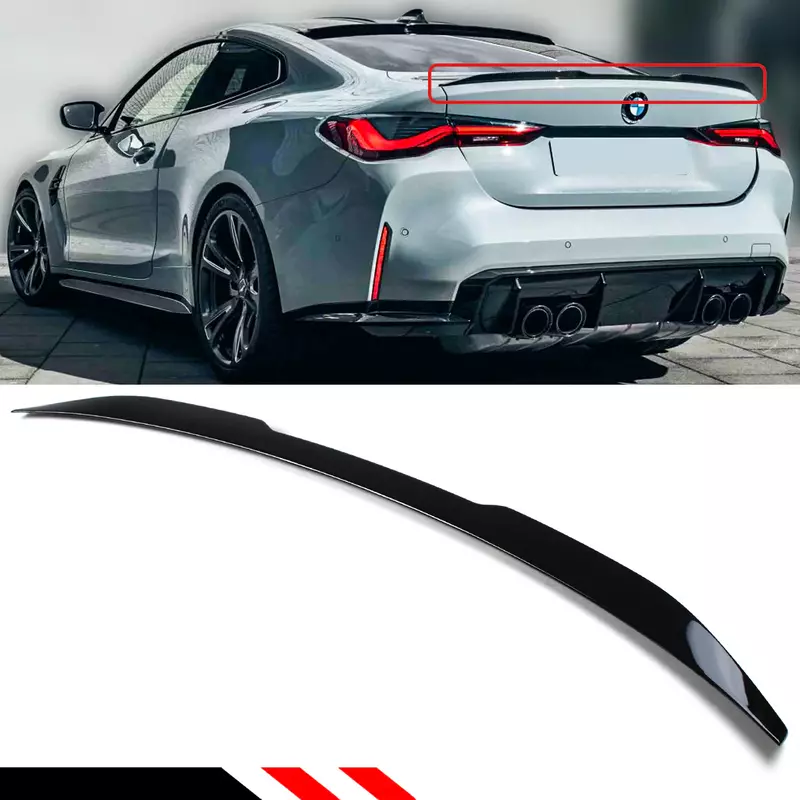 BMW G22 4 Series Glossy Black Trunk Spoiler (2021–2023) BMW G22 4 Series Glossy Black Trunk Spoiler (2021–2023)