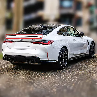 BMW G22 4 Series Glossy Black Trunk Spoiler (2021–2023) BMW G22 4 Series Glossy Black Trunk Spoiler (2021–2023)