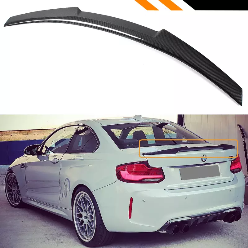 Carbon Fiber Rear Spoiler for BMW 2 Series F22 (2014–2021) Carbon Fiber Rear Spoiler for BMW 2 Series F22 (2014–2021)