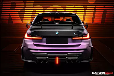 2021-UP BMW M3 G80 G20 BKSSII Style Carbon Fiber Trunk Spoiler 2021-UP BMW M3 G80 G20 BKSSII Style Carbon Fiber Trunk Spoiler
