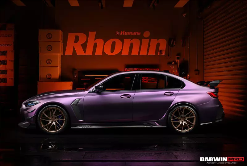 2021-UP BMW M3 G80 G81 BKSSII Style Front Bumper, Front Fender & Side Skirts Kit