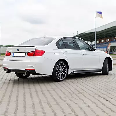 BMW 3 Series Side Skirts – Matte Black (2012–2018) BMW 3 Series Side Skirts – Matte Black (2012–2018)