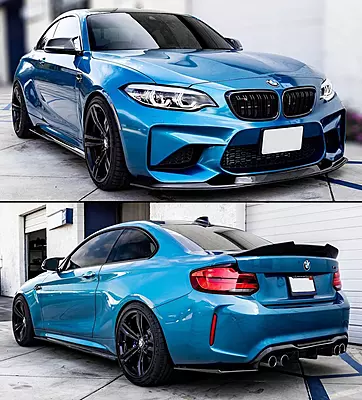 Carbon Fiber Side Skirts for BMW M2 F87 (2016–2021) – PS Style Carbon Fiber Side Skirts for BMW M2 F87 (2016–2021) – PS Style