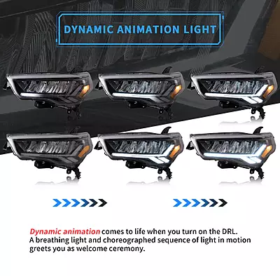 Toyota 4Runner LED Headlights Front Lights Assembly Toyota 4Runner LED Headlights Front Lights Assembly