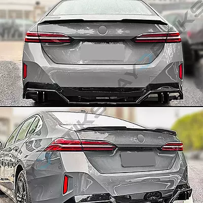 V Style Gloss Black High-Kick Trunk Spoiler – For 2024–2025 BMW G60 530i / 540i / i5 (M Sport) V Style Gloss Black High-Kick Trunk Spoiler – For 2024–2025 BMW G60 530i / 540i / i5 (M Sport)