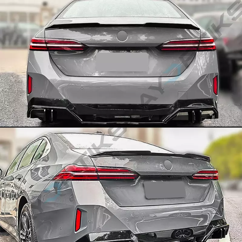 V Style Gloss Black High-Kick Trunk Spoiler – For 2024–2025 BMW G60 530i / 540i / i5 (M Sport) V Style Gloss Black High-Kick Trunk Spoiler – For 2024–2025 BMW G60 530i / 540i / i5 (M Sport)