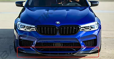 Carbon Fiber Center Chin Lip Spoiler – For BMW F90 M5 (2018–2020, Pre-LCI) Carbon Fiber Center Chin Lip Spoiler – For BMW F90 M5 (2018–2020, Pre-LCI)