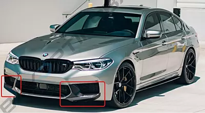 Carbon Fiber Front Bumper Splitters – M Performance Style for BMW F90 M5 (2018–2020) Carbon Fiber Front Bumper Splitters – M Performance Style for BMW F90 M5 (2018–2020)