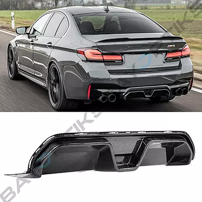CS Style Carbon Fiber Center Rear Diffuser for BMW F90 M5 (2018–2023) CS Style Carbon Fiber Center Rear Diffuser for BMW F90 M5 (2018–2023)