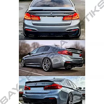Pro Competition Style Gloss Black Trunk Spoiler for BMW G30 5 Series & F90 M5 (2017–2023) Pro Competition Style Gloss Black Trunk Spoiler for BMW G30 5 Series & F90 M5 (2017–2023)