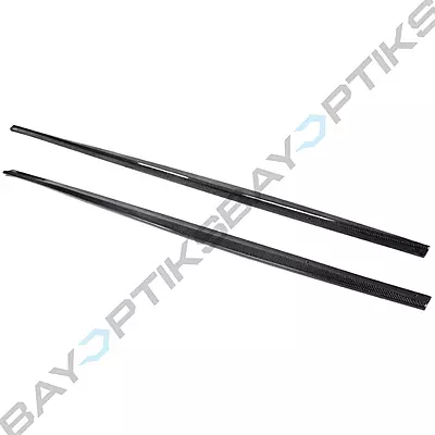M Performance Style Carbon Fiber Side Skirt Extensions for BMW F90 M5 & G30/G31 M Sport