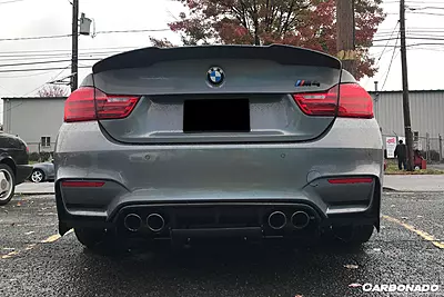 BMW M3 F80 & M4 F82 VA Style Carbon Fiber Rear Lip | 2014–2020