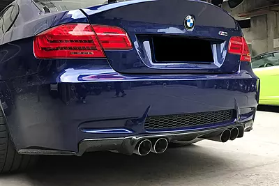 BMW M3 E92/E93 VA Style Carbon Fiber Rear Lip | 2008–2012 BMW M3 E92/E93 VA Style Carbon Fiber Rear Lip | 2008–2012
