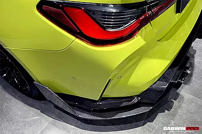 2021–2025 BMW M4 G82 / G83 BKSS Style Carbon Fiber Rear Diffuser with LED Light & Exhaust Tips 2021–2025 BMW M4 G82 / G83 BKSS Style Carbon Fiber Rear Diffuser with LED Light & Exhaust Tips