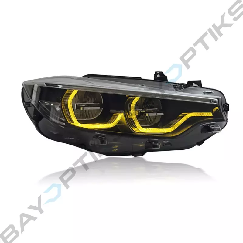 F8X F80 M3 F82 M4 & F32 Coupe LCI2 Ikon Style Headlights CSL Yellow/White (2014-2017) F8X F80 M3 F82 M4 & F32 Coupe LCI2 Ikon Style Headlights CSL Yellow/White (2014-2017)