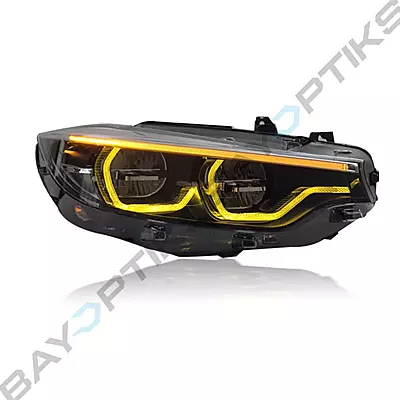 F8X F80 M3 F82 M4 & F32 Coupe LCI2 Ikon Style Headlights CSL Yellow/White (2014-2017) F8X F80 M3 F82 M4 & F32 Coupe LCI2 Ikon Style Headlights CSL Yellow/White (2014-2017)