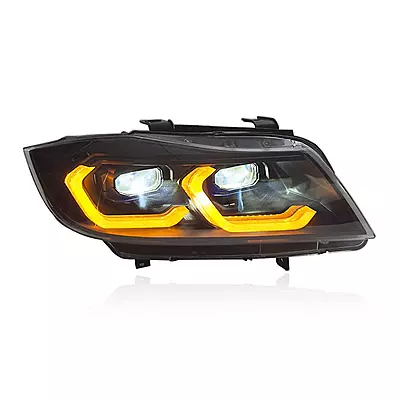 E90 3 Series Sedan Laser Style LED Headlights V2 w/ Startup Sequence (2005–2012) E90 3 Series Sedan Laser Style LED Headlights V2 w/ Startup Sequence (2005–2012)