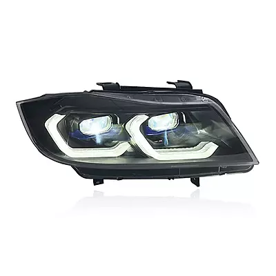 E90 3 Series Sedan Laser Style LED Headlights V2 w/ Startup Sequence (2005–2012) E90 3 Series Sedan Laser Style LED Headlights V2 w/ Startup Sequence (2005–2012)