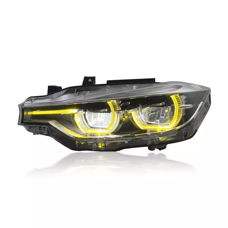 F30 3 Series LCI Style LED Headlights V2 CSL Yellow/White (2012β2019) F30 3 Series LCI Style LED Headlights V2 CSL Yellow/White (2012β2019)