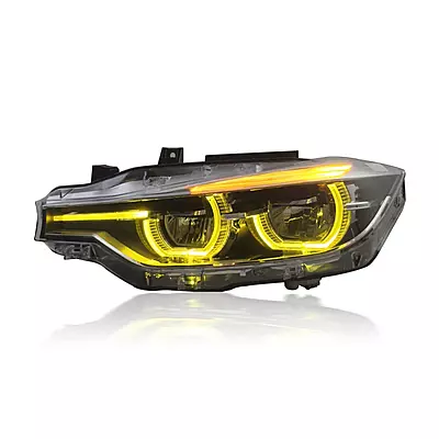 F30 3 Series LCI Style LED Headlights V2 CSL Yellow/White (2012β2019) F30 3 Series LCI Style LED Headlights V2 CSL Yellow/White (2012β2019)