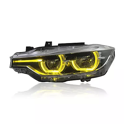 F30 3 Series LCI Style LED Headlights V2 CSL Yellow/White (2012β2019) F30 3 Series LCI Style LED Headlights V2 CSL Yellow/White (2012β2019)