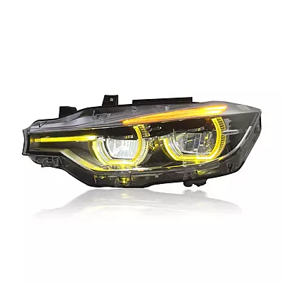 F30 3 Series LCI Style LED Headlights V2 CSL Yellow/White (2012β2019) F30 3 Series LCI Style LED Headlights V2 CSL Yellow/White (2012β2019)