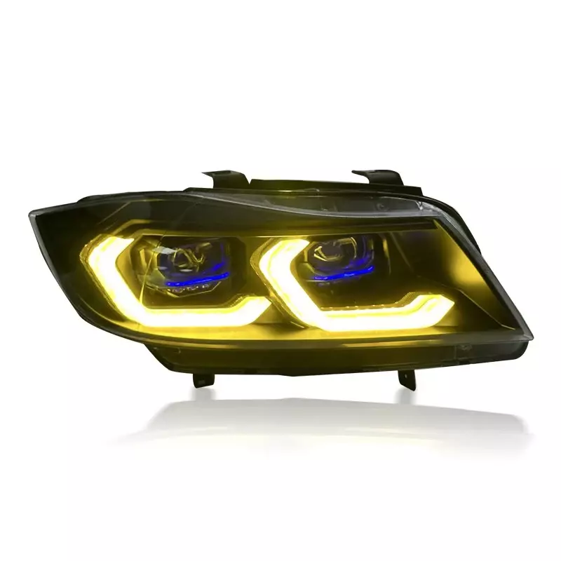 E90 3 Series Sedan Laser Style LED Headlights V3 CSL Yellow/White (2005β2012) E90 3 Series Sedan Laser Style LED Headlights V3 CSL Yellow/White (2005β2012)