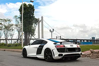 2006–2015 Audi R8 Coupe DPGT Trunk Spoiler Wing | Carbon Fiber Aero Upgrade 2006–2015 Audi R8 Coupe DPGT Trunk Spoiler Wing | Carbon Fiber Aero Upgrade