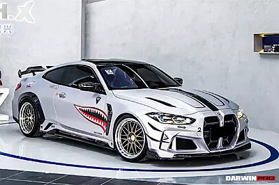 2021–2025 BMW M4 G82 / G83 BKSSII Style Front Bumper, Fender & Side Skirts Kit 2021–2025 BMW M4 G82 / G83 BKSSII Style Front Bumper, Fender & Side Skirts Kit