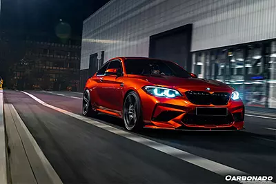 BMW M2 & M2C F87 AC Style Carbon Fiber Front Lip (2016–2021) BMW M2 & M2C F87 AC Style Carbon Fiber Front Lip (2016–2021)
