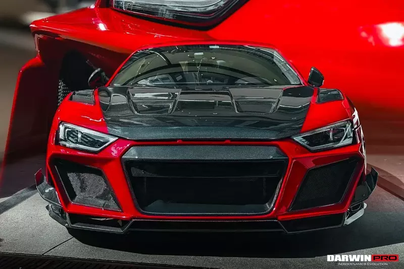 2016–2023 Audi R8 Coupe & Spyder IMPII Style Carbon Fiber Hood | Lightweight Aero Upgrade
