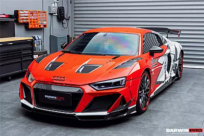 Audi R8 Coupe & Spyder IMPII Style Partial Carbon Fiber Front Bumper | Aggressive Aero Upgrade Audi R8 Coupe & Spyder IMPII Style Partial Carbon Fiber Front Bumper | Aggressive Aero Upgrade