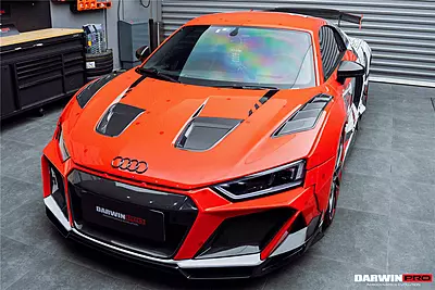 Audi R8 Coupe & Spyder IMPII Style Partial Carbon Fiber Front Bumper | Aggressive Aero Upgrade Audi R8 Coupe & Spyder IMPII Style Partial Carbon Fiber Front Bumper | Aggressive Aero Upgrade