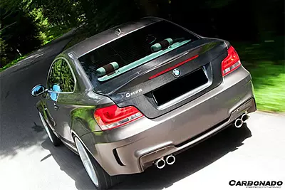 2008–2013 BMW 1 Series E82 1M CLS Style Carbon Fiber Trunk 2008–2013 BMW 1 Series E82 1M CLS Style Carbon Fiber Trunk
