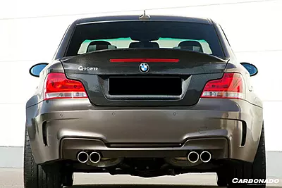 2008–2013 BMW 1 Series E82 1M CLS Style Carbon Fiber Trunk 2008–2013 BMW 1 Series E82 1M CLS Style Carbon Fiber Trunk