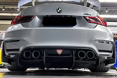 BMW M3 F80 & M4 F82 SM Style Carbon Fiber Rear Lip | 2014–2020 BMW M3 F80 & M4 F82 SM Style Carbon Fiber Rear Lip | 2014–2020